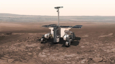 Representación gráfica del robot de exploración ExoMars 2018, ahora ExoMars 2020