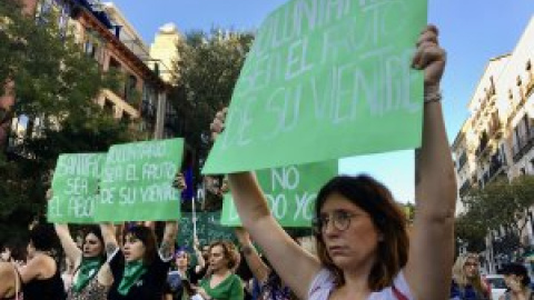 Las feministas de Madrid luchan por todas las mujeres del mundo sin derecho al aborto