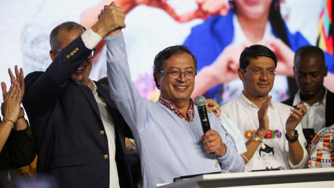 13/03/2022 Gustavo Petro celebra en Bogotá la victoria del Pacto Histórico en las elecciones de Colombia