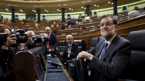 Mariano Rajoy en el Congreso. /REUTERS