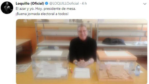 Loquillo, la mayor sorpresa para los votantes de las Elecciones