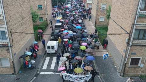 Concentración en Altsasu contra la sentencia a los jóvenes de Altsasu - PÚBLICO