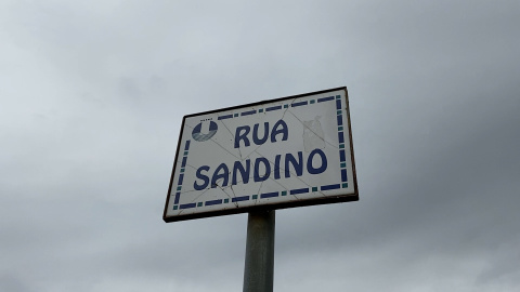 4/4/23 Calle dedicada a Augusto Sandino en Oleiros.