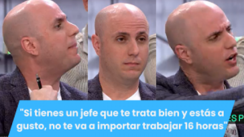 Un empresario se viene arriba y dice que si tu jefe te trata bien no te importará trabajar 16 horas