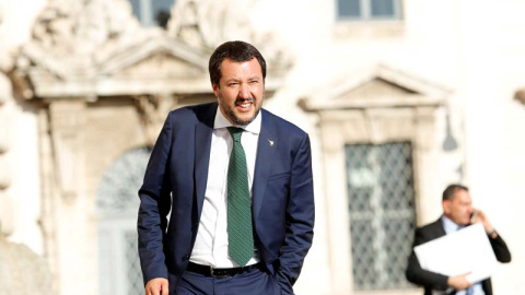 El ministro del Interior del nuevo Gobierno italiano, en una foto del pasado 1 de junio de 2018. (REMO CASILLI | REUTERS)