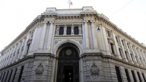 Detalle del edificio del Banco de España, en Madrid. REUTERS