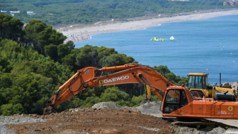 Construcción en S'Antiga, en la Costa Brava.