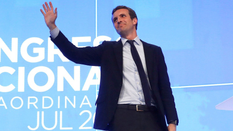 Pablo Casado en la convención del PP. EFE/Archivo