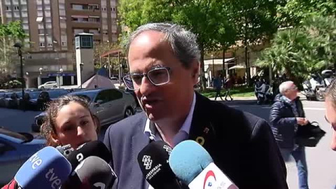 Torra: "El presidente Puigdemont ha vuelto a ganar"