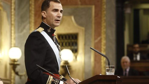 Felipe VI en el Congreso. / Europa Press