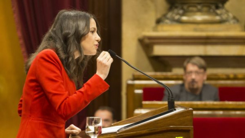 La líder de Cs, Inés Arrimadas, al ple del Parlament / Parlament de Catalunya