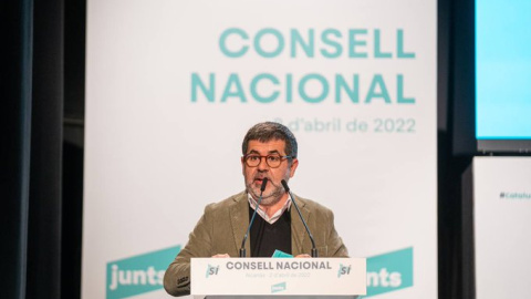 Jordi Sànchez durant el Congrés Nacional de Junts celebrat aquest dissabte.