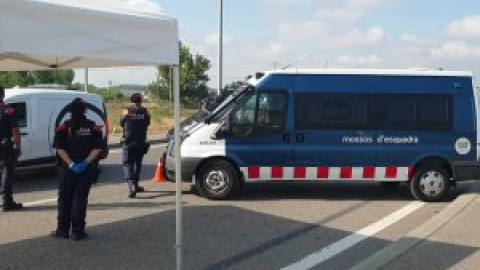 Controles de los Mossos en Lleida