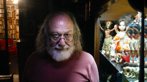 Eduardo Orenstein, en el Museo Erótico de la Ciudad de Buenos Aires