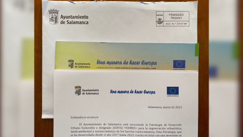 Denuncian que el Ayuntamiento de Salamanca, capitaneado por el PP, está enviando propaganda electoral encubierta.