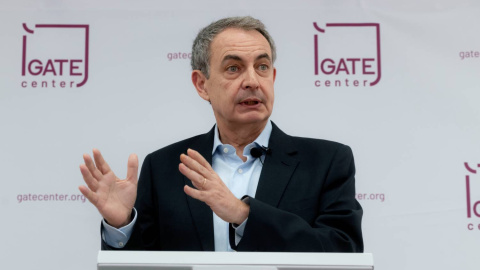 José Luis Rodríguez Zapatero, presidente del Consejo Asesor de GATE Center, en la presentación en Madrid este 5 de abril de 2022.