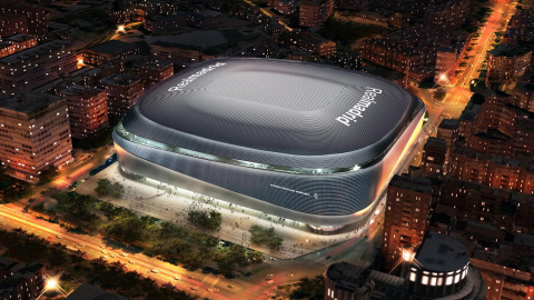 Proyecto de remodelación del Estadio Santiago Bernabéu, del Real Madrid. E.P.