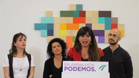 Coordinadora general de Podemos Andalucía, Teresa Rodríguez. PODEMOS