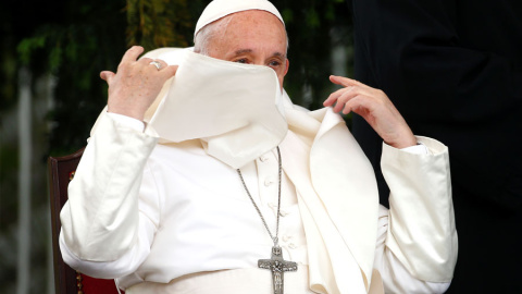 El papa, el pasado martes en Skopje. REUTERS/Yara Nardi