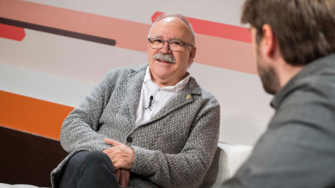 L'exvicepresident de la Generalitat i expresident d'ERC Josep-Lluís Carod-Rovira, aquest dimarts a 'La Klau Crítica'. Joel Kashila.