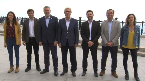 Els alcaldables de Tarragona abans del debat a TV3. CCMA