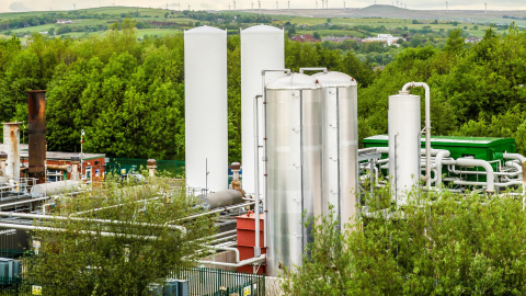 Planta de almacenamiento de energía en aire líquido inaugurada cerca de Manchester.