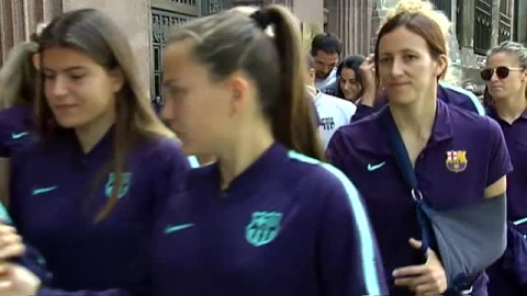 El BarÃ§a femenino se cita en Budapest con la Historia 