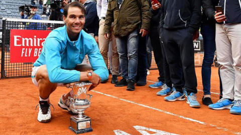 Rafael Nadal, ganador del Masters de Roma. / EFE