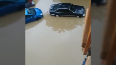 Las lluvias torrenciales anegan RenterÃ­a y Hernani