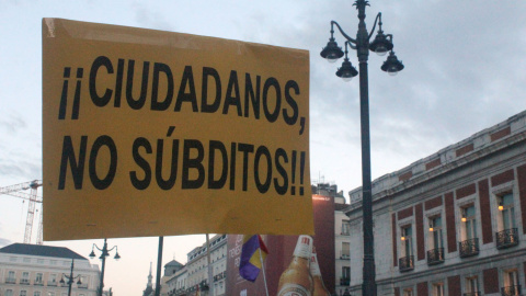 Marcha por la III República en Madrid