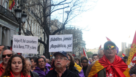 Marcha por la III República en Madrid