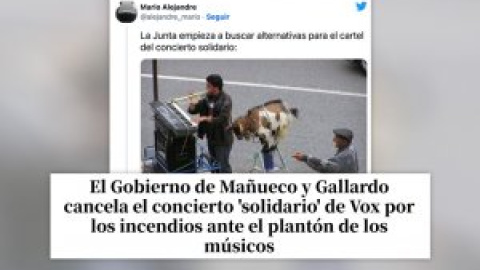 El fracaso del concierto 'solidario' de Mañueco y Gallardo por los incendios no sorprende a nadie: "La ultraderecha gestionando, éxito tras éxito"