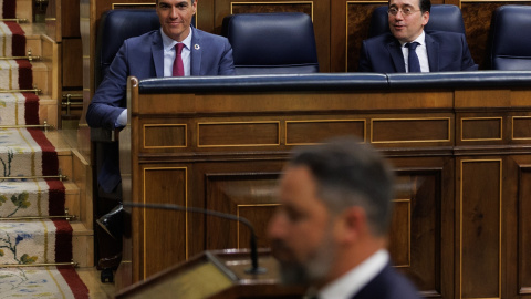 Pedro Sánchez y José Manuel Albares