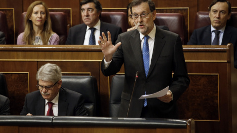 Mariano Rajoy, en el Congreso, en una imagen de archivo. | EFE