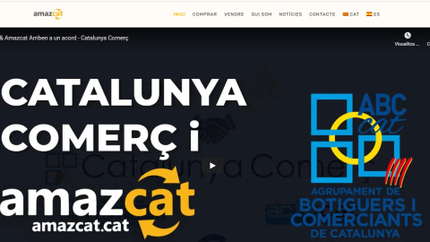 Una imatge del portal d'Amazcat.