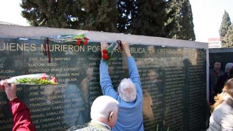 21/04/2023. Muro de la memoria del cementerio de Córdoba.