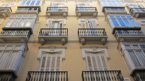 Bloque de pisos en el centro de Madrid. E.P.