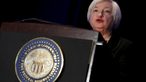 La presidenta de la Reserva Federal (el banco central de EEUU), Janet Yellen. REUTERS/Yuri Gripas