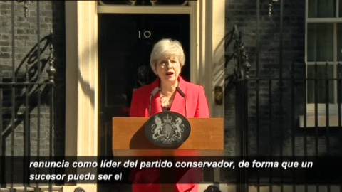 Theresa May anuncia su dimisiÃ³n