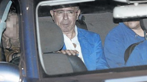 Francisco Granados a su salida de los juzgados de Majahonda tras ser detenido en la Púnica.