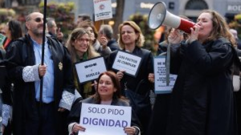 Jueces, fiscales y funcionarios de justicia plantan cara al ministerio en busca de subidas salariales