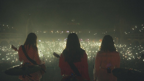 Concierto del grupo HAIM, compuesto por mujeres. TWITTER / HAIM