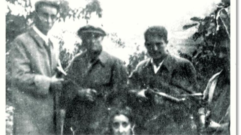 Los guerrilleros Neira, Gardarríos y Trancas.