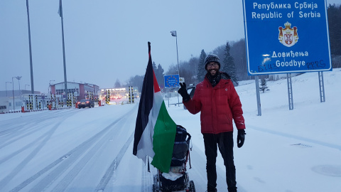 Ladraa a la entrada de la República de Serbia - Facebook