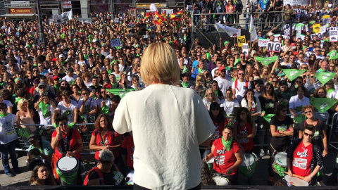 Manifestación por la abolición de la tauromaquia en la Puerta del Sol./Pacma