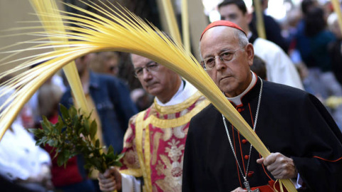 El cardenal Ricardo Blázquez, presidente de la Conferencia Episcopal Española, en una imagen de archivo. EFE