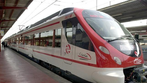 Tren modelo 'Civia', de la nueva generación de cercanías para Renfe. EFE