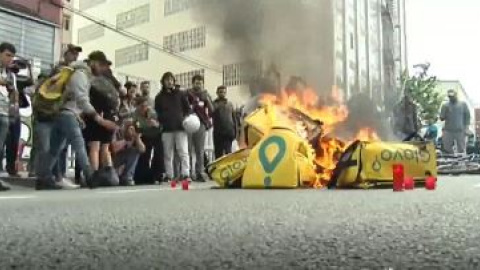 Muere un trabajador de Glovo mientras repartÃ­a un pedido: las protestas de sus compaÃ±eros continÃºan