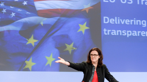 La Comisaria europea de Comercio, Cecila Malmström. REUTERS