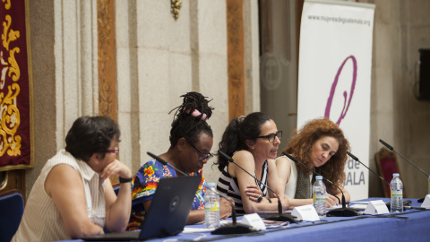 Jamileth Chavarria, Miriam Miranda, Ana Marcela Montanaro e Itziar Ruiz-Giménez (De izquierda a derecha: ). MARIO GUTIÉRREZ CRUZ